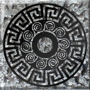 Напольная вставка Греция платина 6,6х6,6