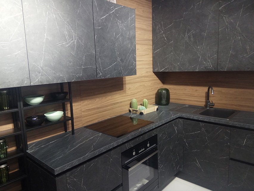 Столешницы для кухни - Картье скуро LIGRON LIST388 9042 - Вид №16