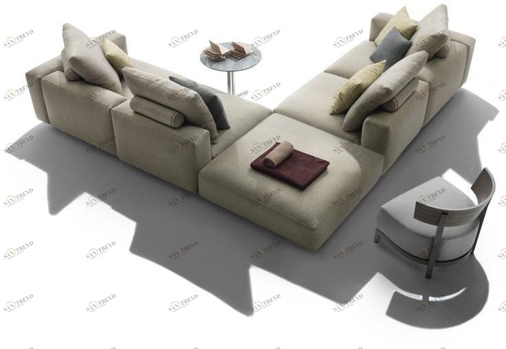 Flexform Модульный уличный диван из ткани Grandemare sun-id-1413114