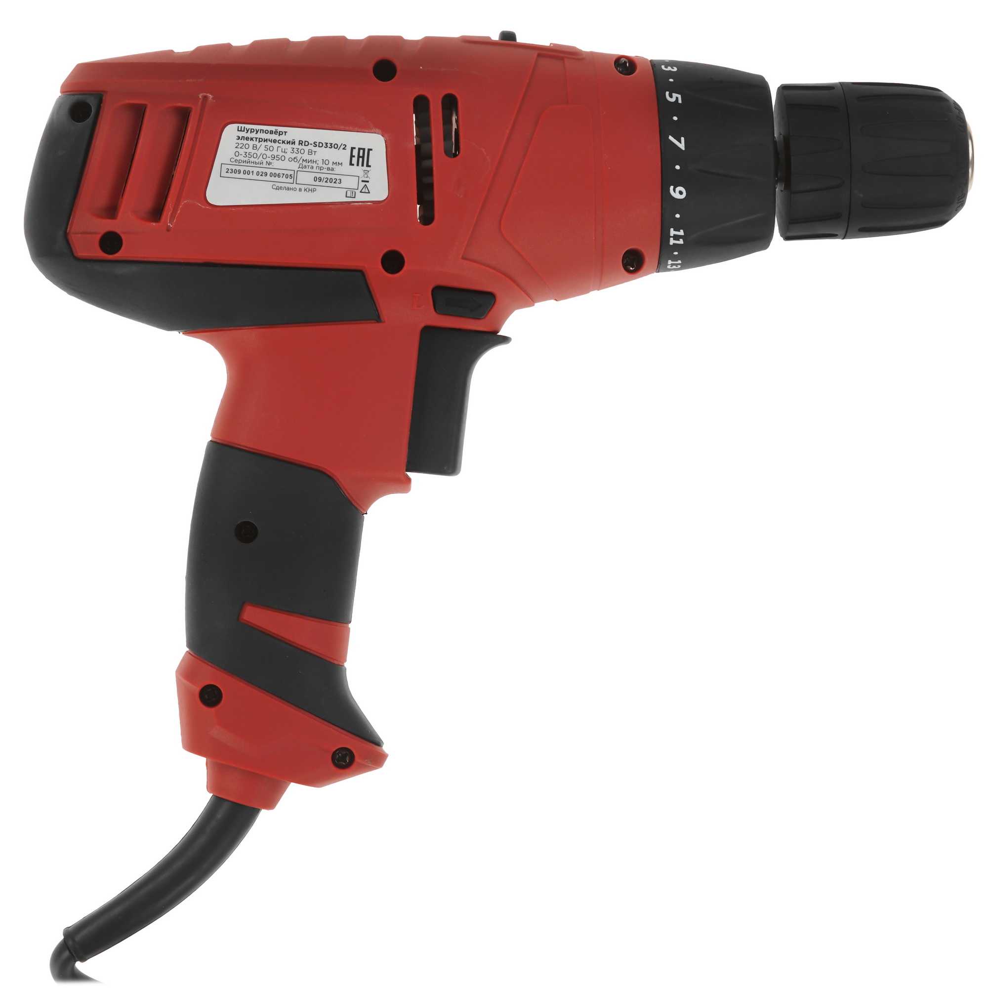 Дрель-шуруповерт RedVerg RD-SD330/2 5486326 STDN-0133954 - Вид №1