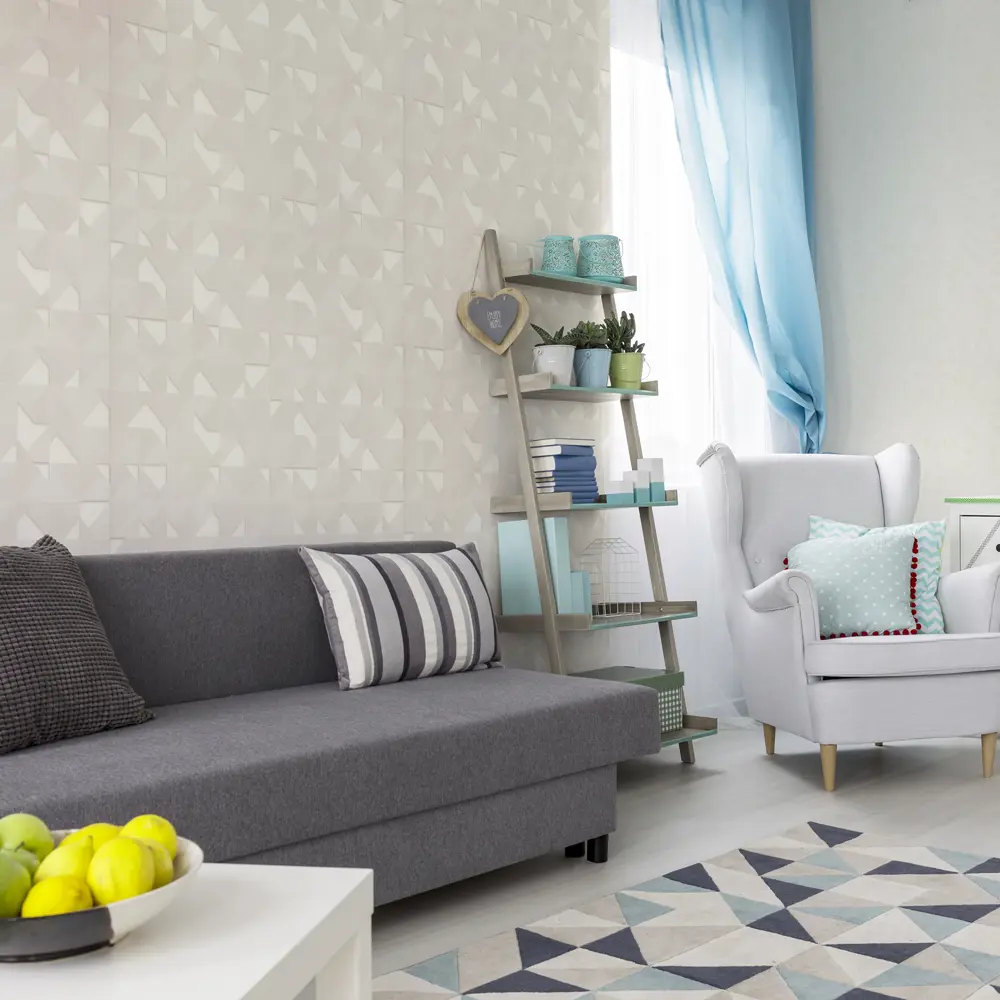 Обои виниловые Аспект Ру Оригами серые 1.06 м 70309-12 STLM-2182750 - Вид №3