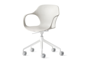 Вращающееся кресло с регулируемой высотой из полипропилена с колесами