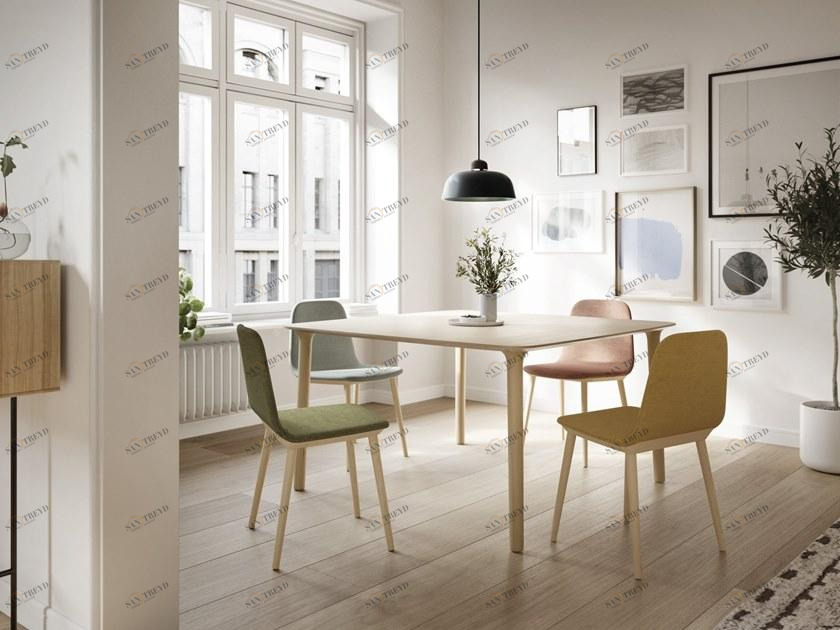 TREKU Квадратный деревянный стол Roll sun-id-1377278