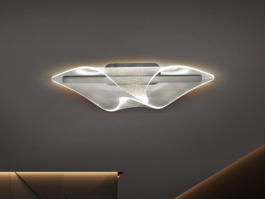 109001 Потолочный/настенный светильник LED хром Schuller Enigma - Вид №2