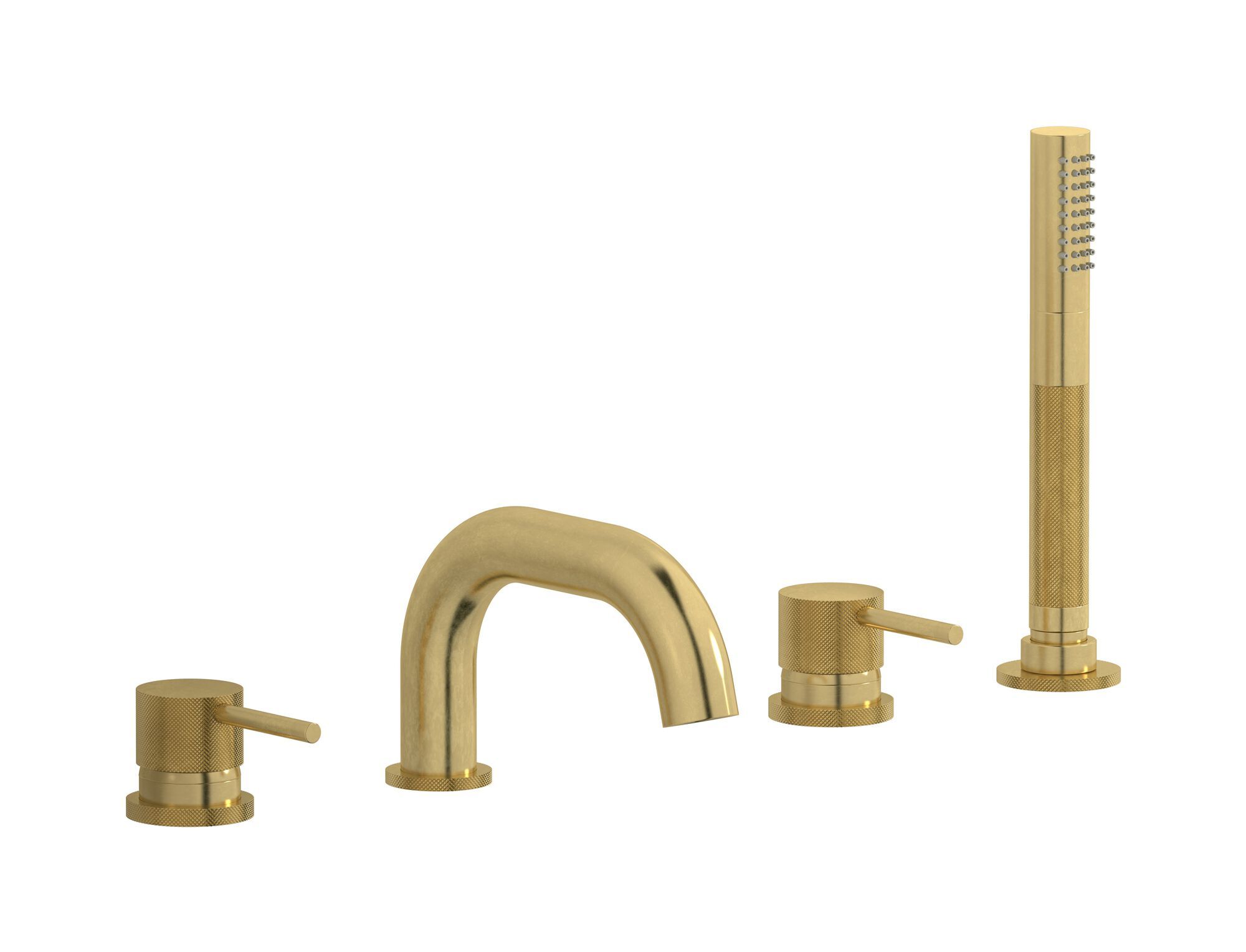 Однорычажный смеситель для ванны с ручным душем IB промышленность ARCH-00108090 - Вид №5