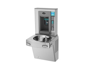 Бесконтактный диспенсер для воды с питьевым фонтаном