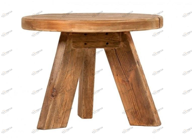 Arrediorg.it® Круглый журнальный столик из массива дерева ручной работы Woodside Ah662 table 