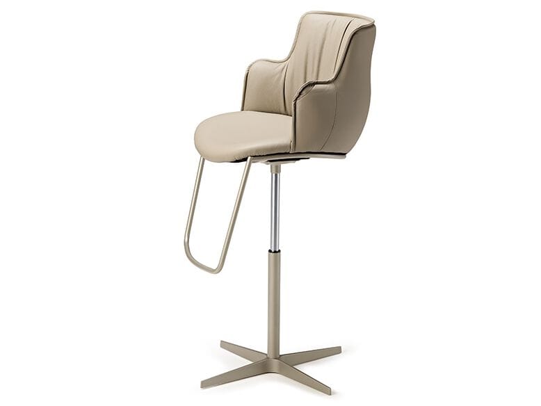 Кожаный мягкий поворотный стул Cattelan italia Rihanna ARCH-00115195 - Вид №1