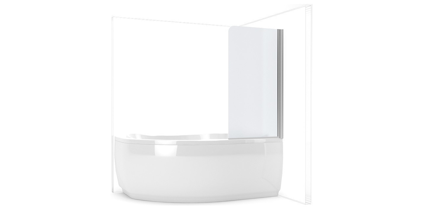 173656 Душевое ограждения на борт вынны Aquanet Россия AQ1 - Вид №1