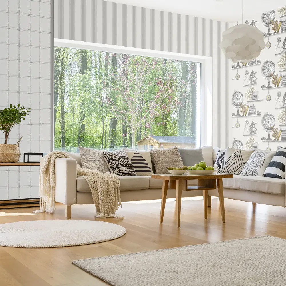 Обои флизелиновые Euro Décor «Sea» 1147-01, 1.06x10 м, цвет серый EURO DECOR STLM-2063575 - Вид №5