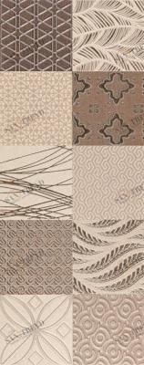 ORIS 30х75 BROWN-BONE LUKS Decor Rektifiye Kutahya 989