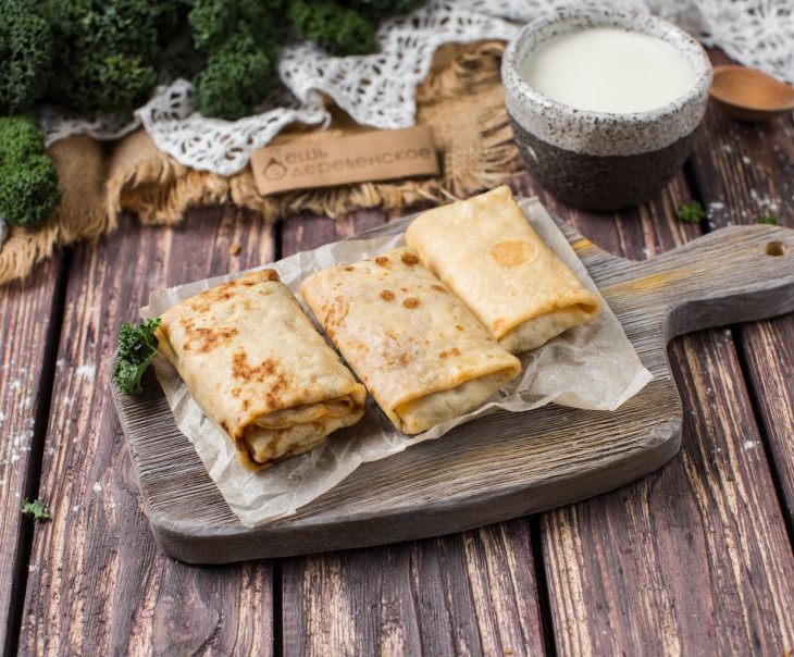 7456 Блины с курицей в сметане Вкусляндия  - Вид №1