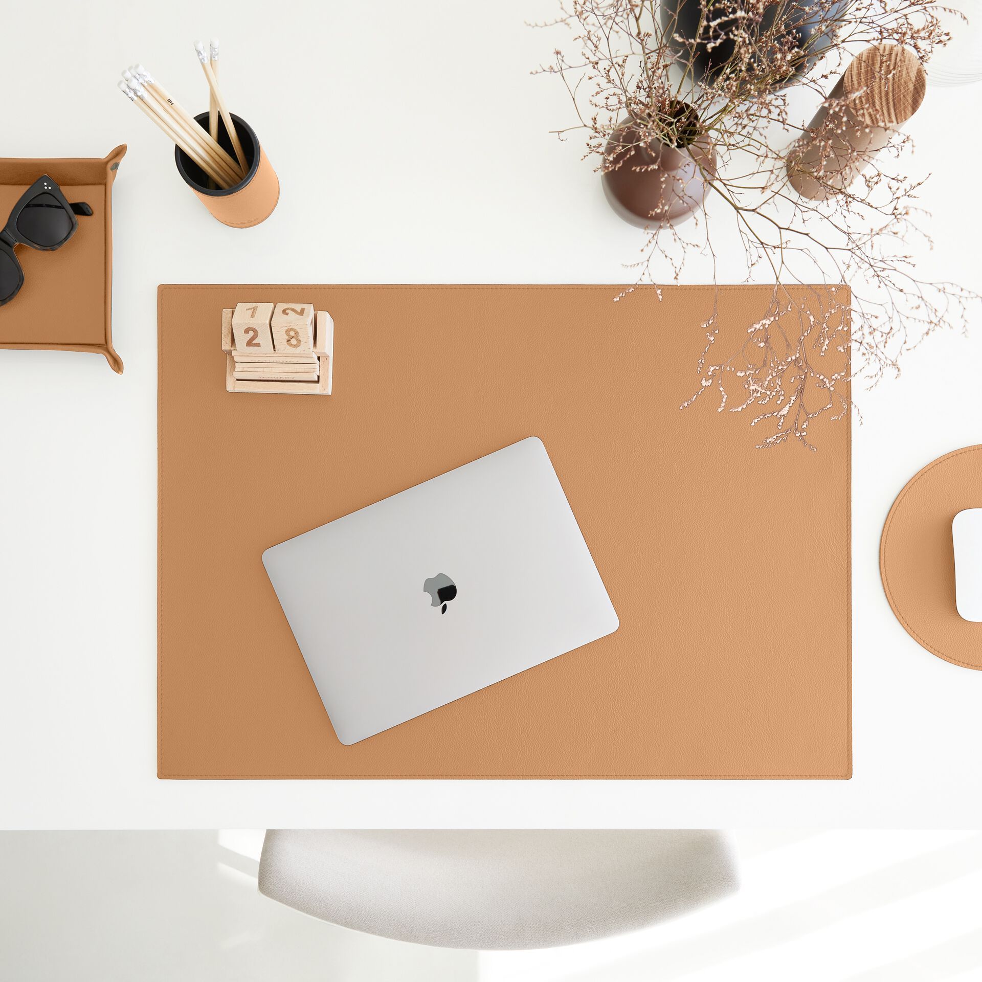 Круглый кожаный коврик для мыши EGLOOH APOLLO ARCH-00086294 - Вид №4