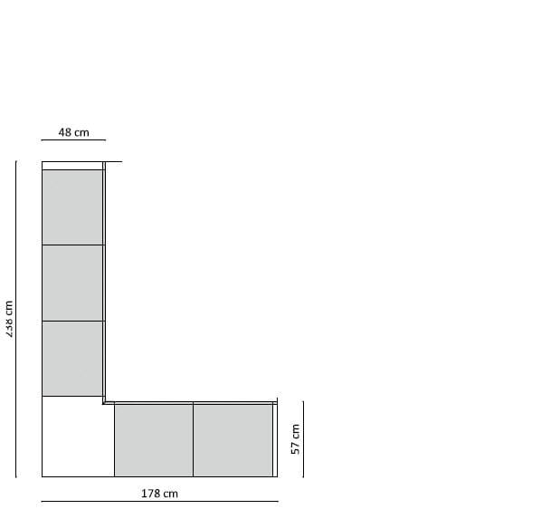 Двухтактная открытая линейная кухня с островом TM Italia Cucine T30 ARCH-00007043 - Вид №5