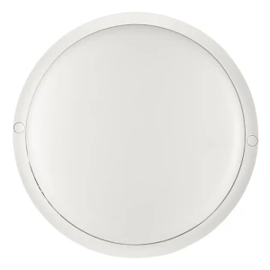 Светильник настенно-потолочный светодиодный влагозащищенный LCL04-8W-R21-4K-SM, 5 м², тёплый белый свет, цвет белый