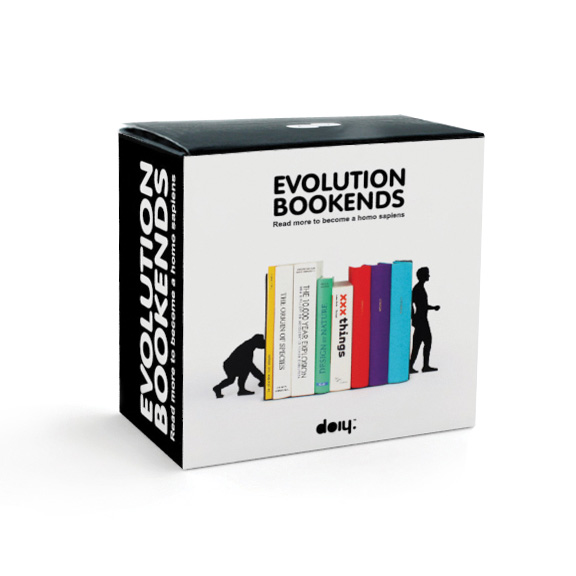 Ограничитель для книг Evolution черный Doiy DHBEEVO - Вид №6