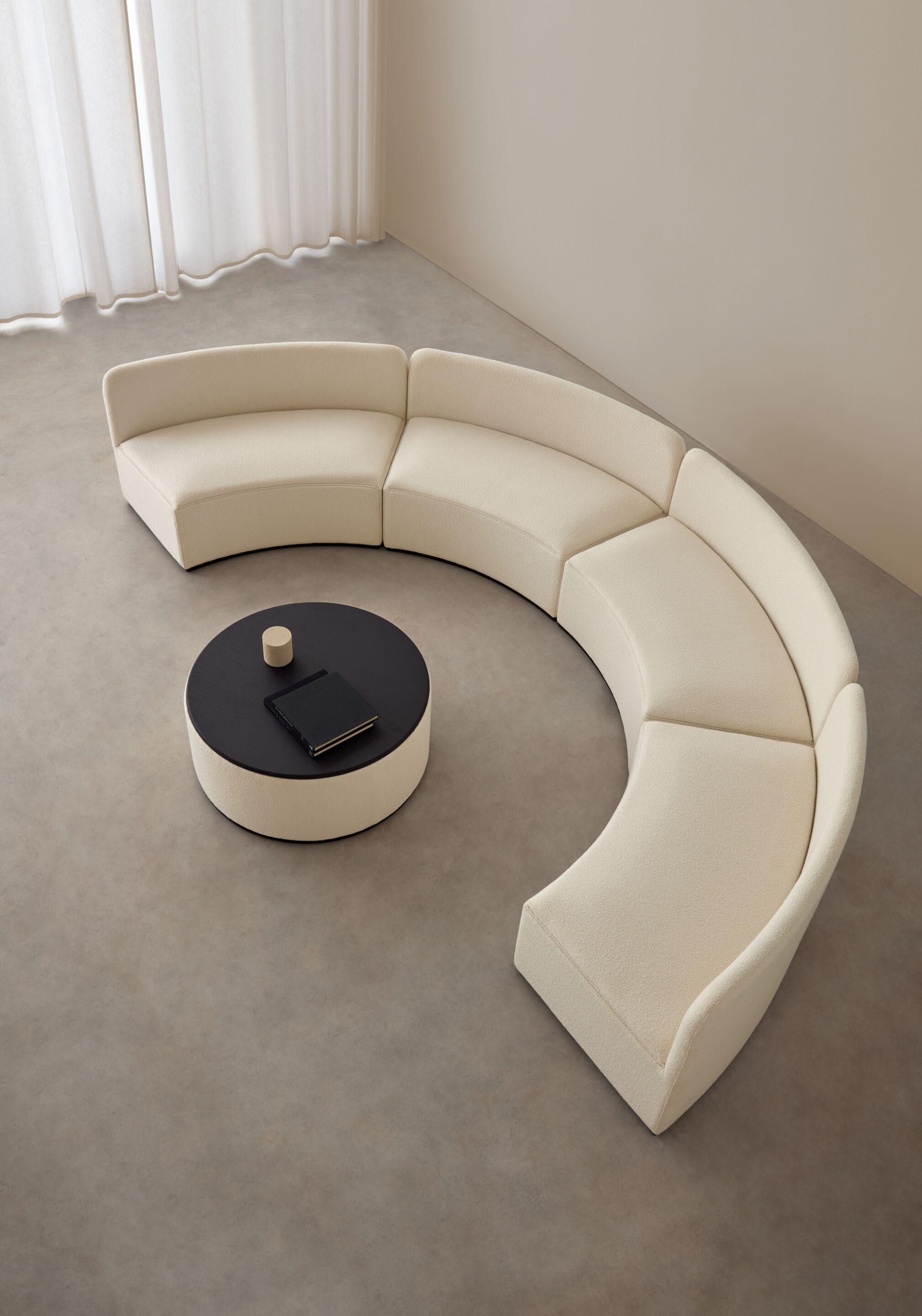 Тканевый изогнутый модульный диван Blasco&Vila Mant ARCH-00115909 - Вид №12