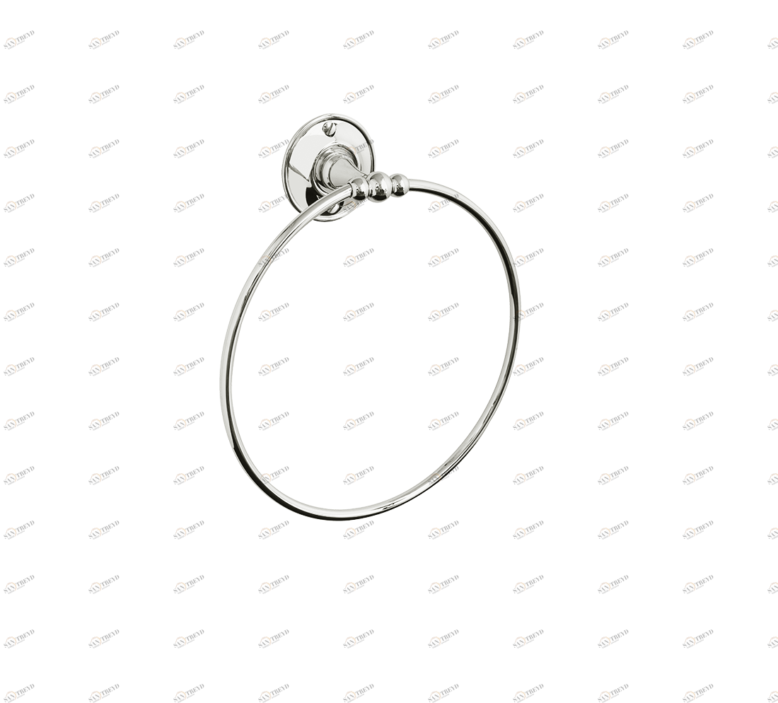 Gentry Home Настенный керамический подстаканник Kent Никель GH102905