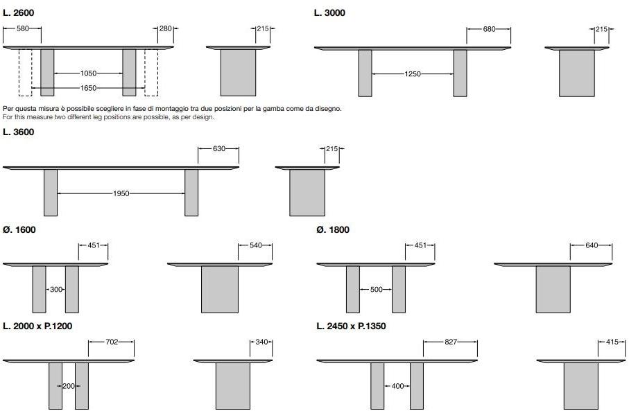 Porro Прямоугольный стол из каштана sun-id-1429946 - Вид №4