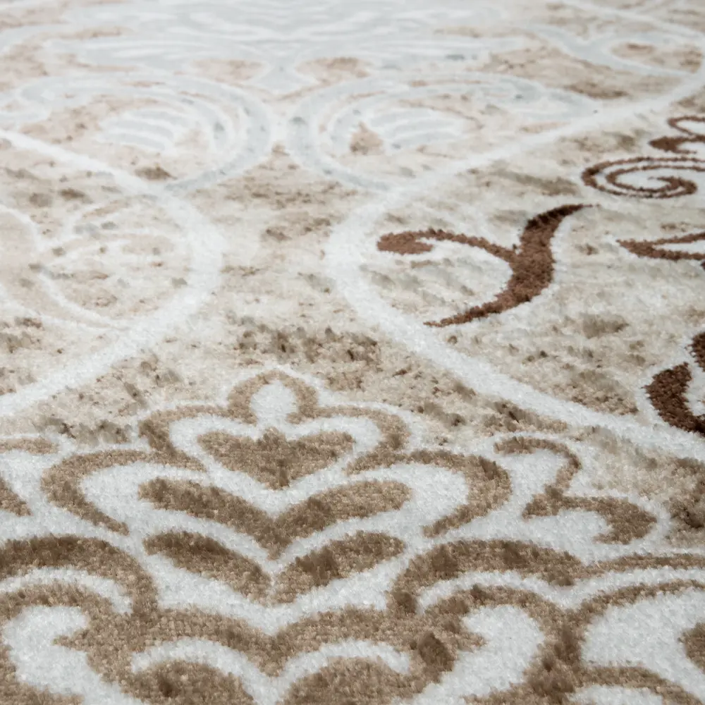 Ковер полипропилен Люкс L013 200x200 см цвет бежевый MERINOS STLM-2027515 - Вид №3