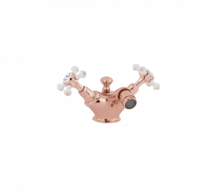 Gentry Home Смеситель для раковины от центра к центру 2 отверстия под смеситель 200 мм Chelsea Розовое золото GH102545