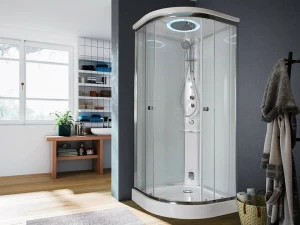 Glass1989 Полукруглая многофункциональная душевая кабина Home & spa rituals