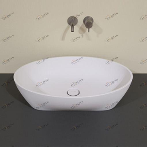 SOLIDEA Накладная раковина на столешницу  овальная Antoniolupi 