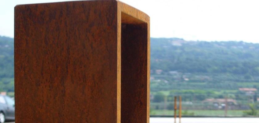 Metalco Кортен ™ блокиратор сообщение с опорной плитой sun-id-1444138 - Вид №3