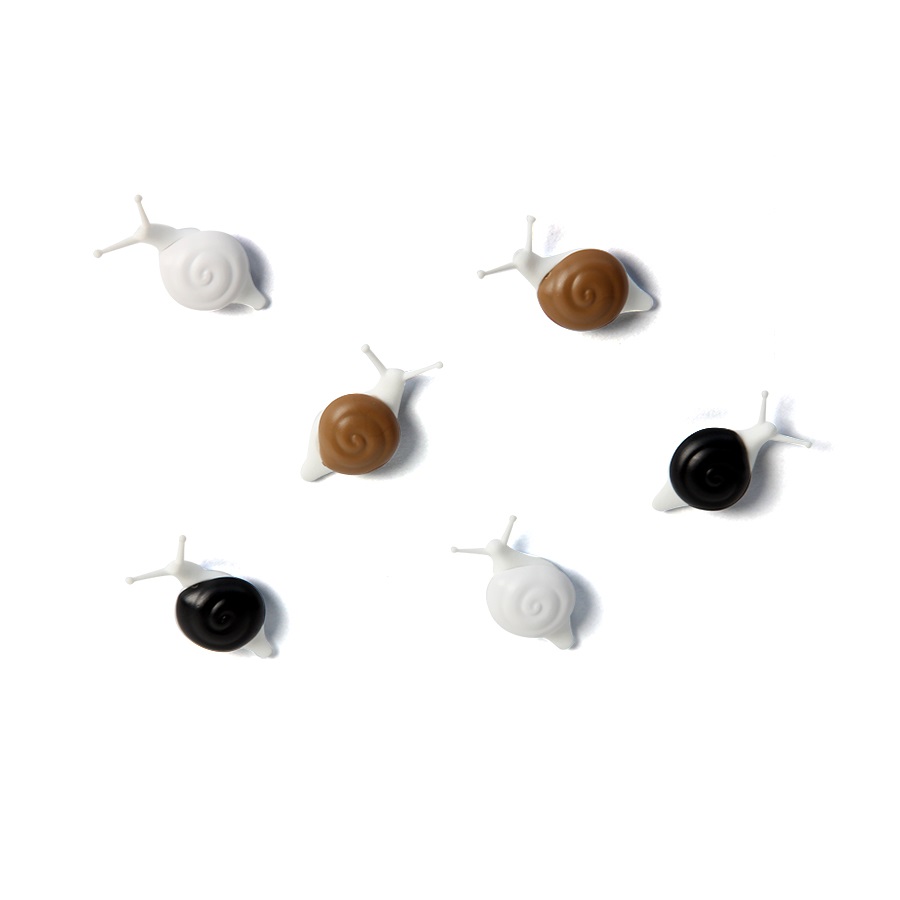 QL10289-MX Магниты snail, 6 шт. Qualy 