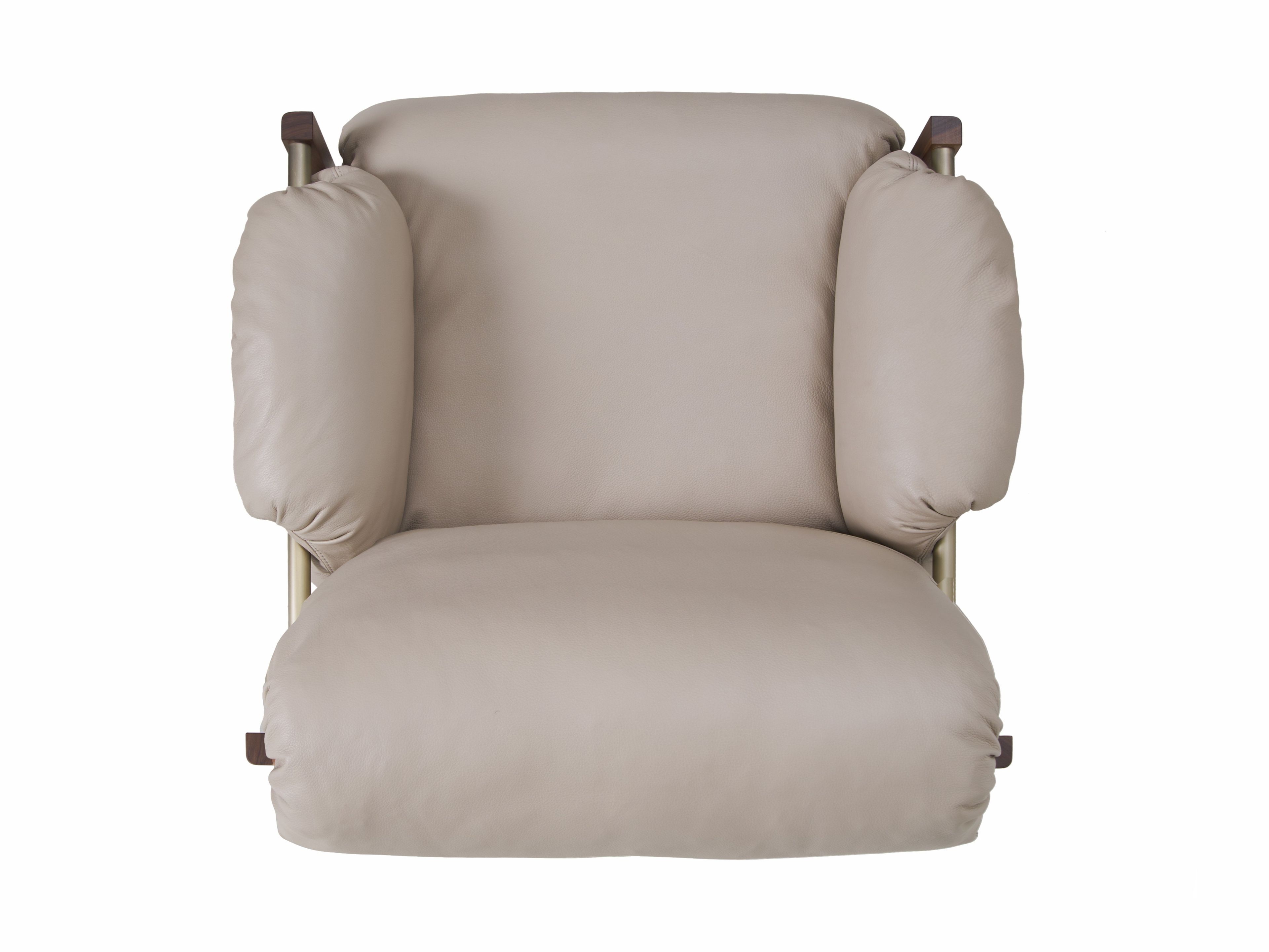 Кожаное клубное кресло с подлокотниками BassamFellows Слинг ARCH-00103401 - Вид №19