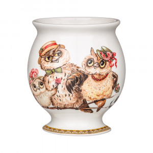 415-2175 Посуда фарфоровая Подставка под чайные ложки "OWLS PARTY" Lefard