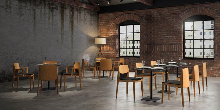 Capdell Деревянный стул со встроенной подушкой Isa 141l - Вид №5