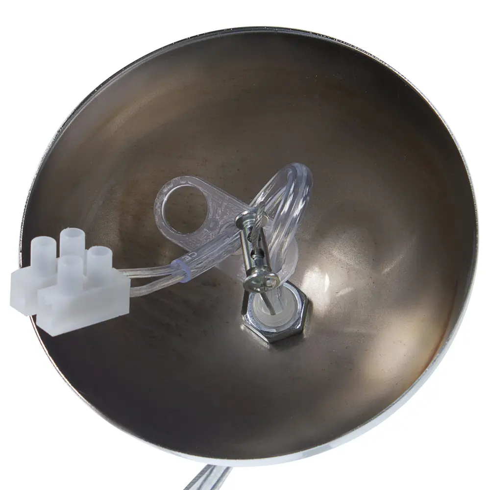 Люстра Альра 1xE27x100 Вт, металл/стекло, цвет белый/мультиколор Vitaluce STLM-2032504 - Вид №1