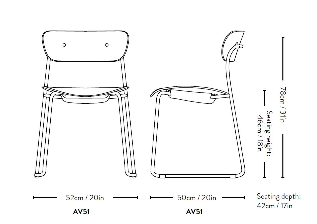Деревянный стул для саней &Tradition павильон ARCH-00106613 - Вид №6