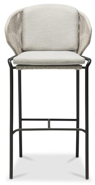 MANUTTI Высокий металлический табурет с подлокотниками Radius Bs69 - bs70 - Вид №3