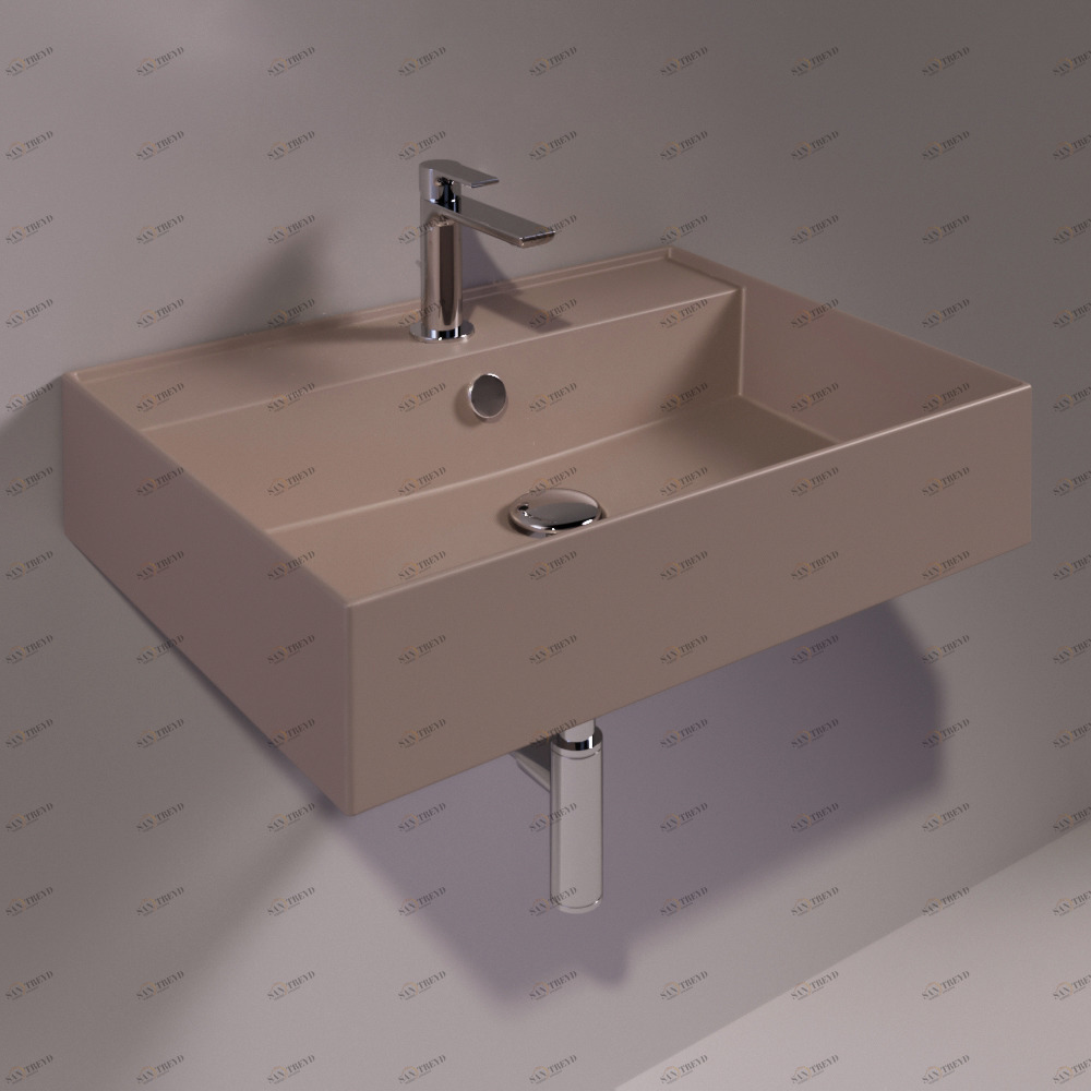 AG61MOKAMATT Подвесная раковина настенная прямоугольная Simas Agile