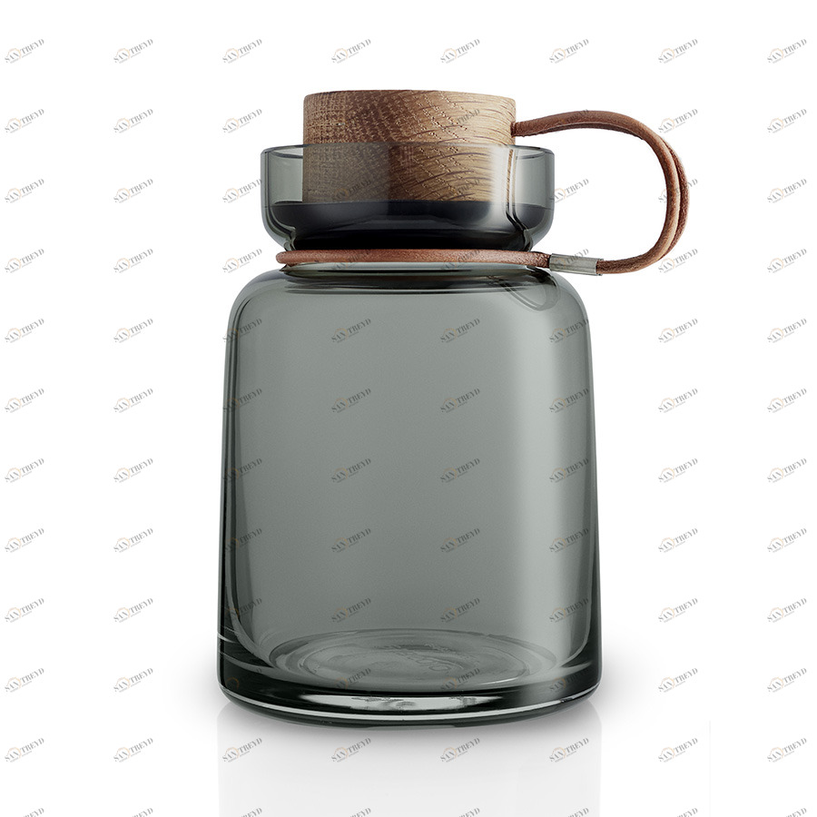 Банка с дубовой крышкой 700 мл серая Silhouette EVA SOLO  00-3872312 Бежевый;серый 