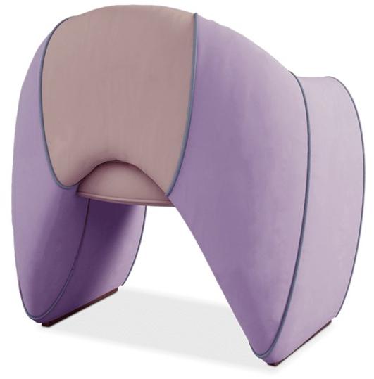 Malabar Мягкое бархатное кресло с подлокотниками sun-id-1352389 - Вид №2