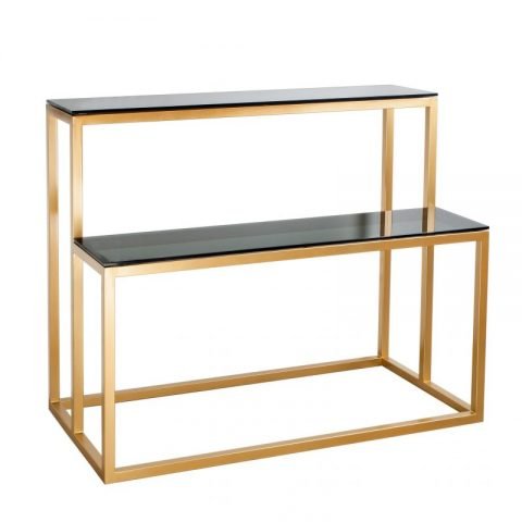 Консоль черная с белой мраморной столешницей FOR MISS  263966 Черный  - Вид №13