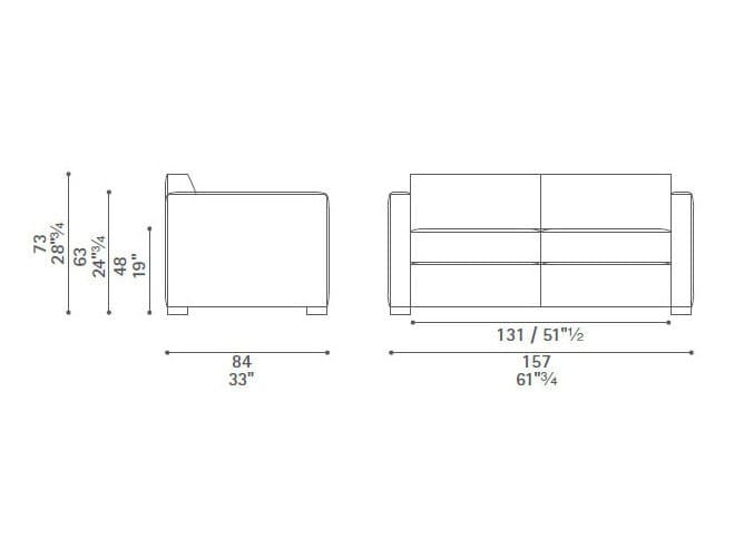 2-местный диван Poltrona Frau коллекция-диваны и кресла ARCH-00037701 - Вид №3
