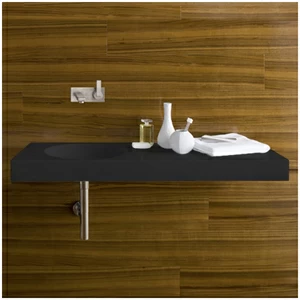 LC41206SX Подвесная раковина настенная овальная Neutra Design  черная