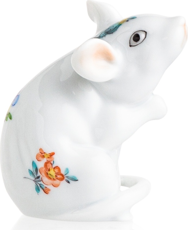 10647901 Herend Фигурка Herend "Мышь" 6см Фарфор 