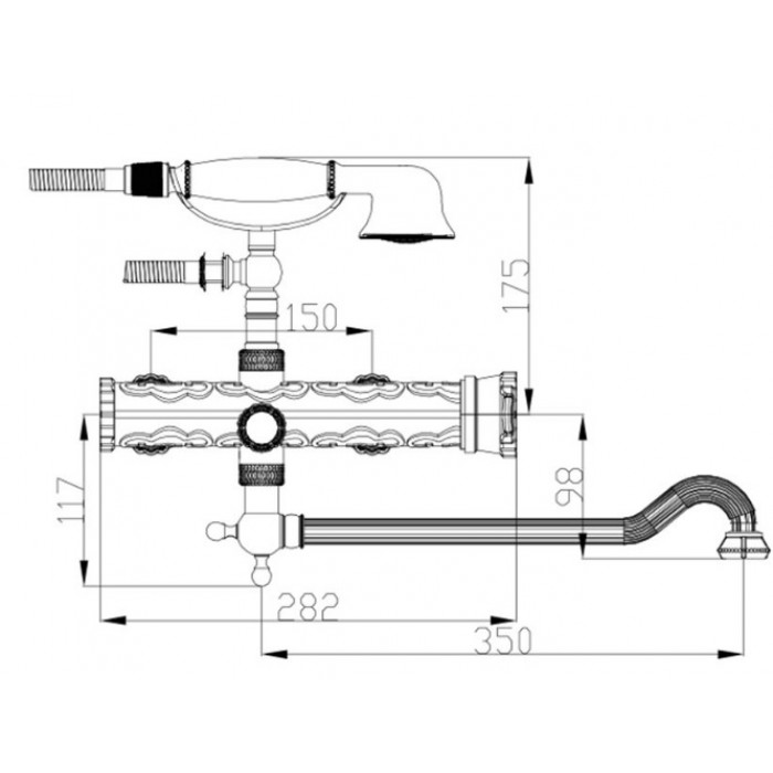 Zorg A 101WDN-SL душевая система Смеситель для кухни Zorg  - Вид №2