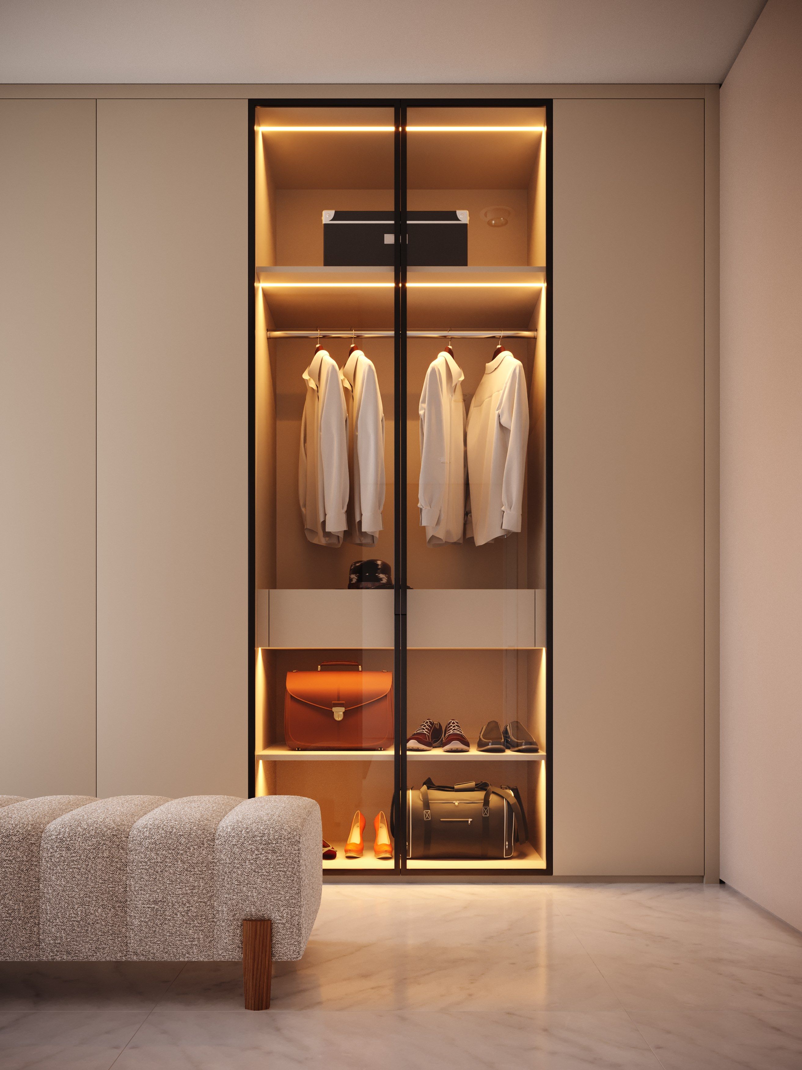 Мягкая скамейка из ткани Stylish Club Земля ARCH-00019504 - Вид №7