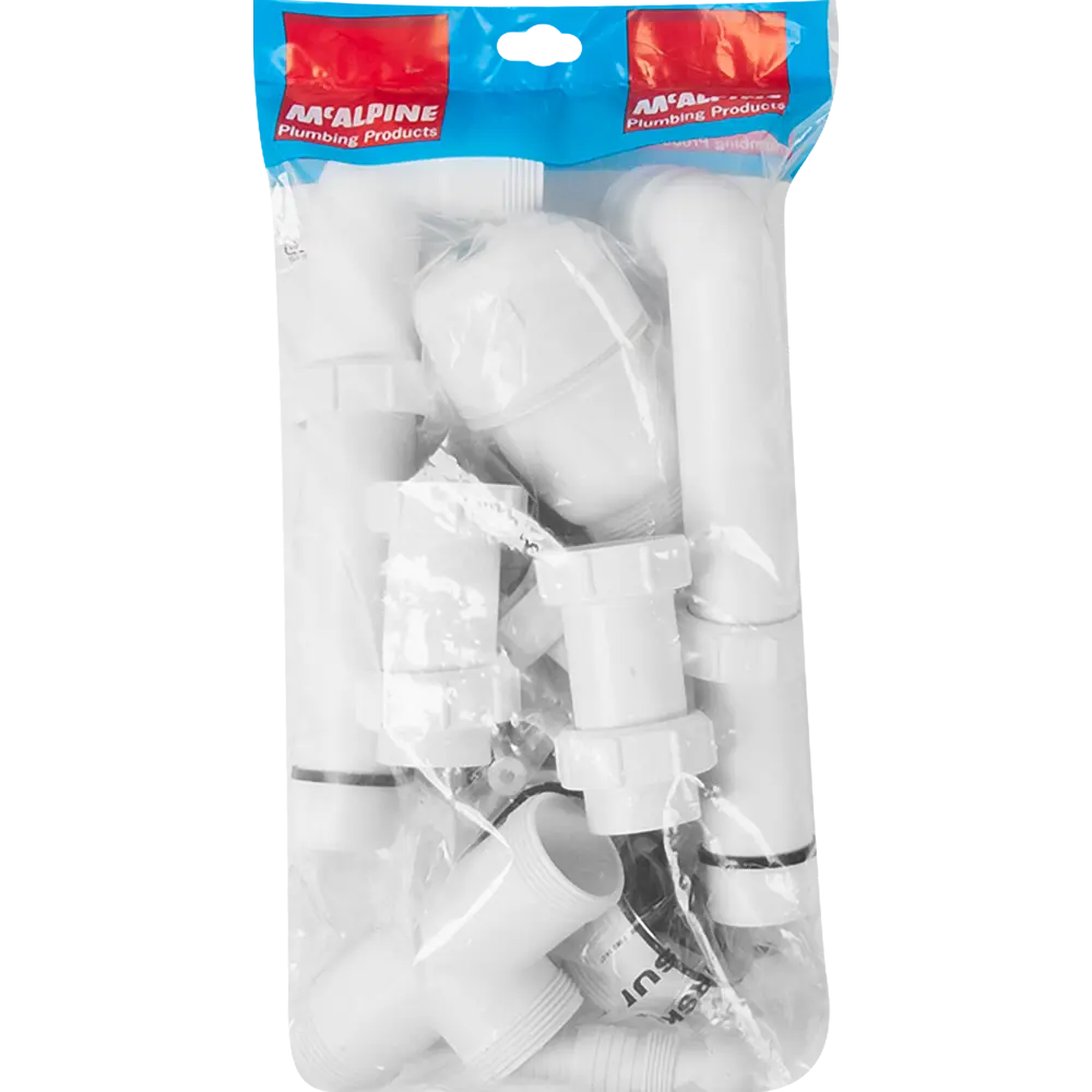 Сифон для двойной мойки McAlpine с выпуском регулируемый по высоте ø40 мм полипропилен MRSK5-A STLM-2111775 - Вид №3