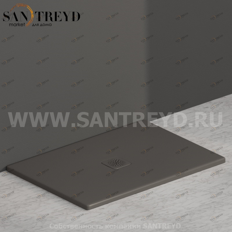 DT101AT Душевой поддон 100x70 керамический Globo Ceramica Globo DOCCIATRE