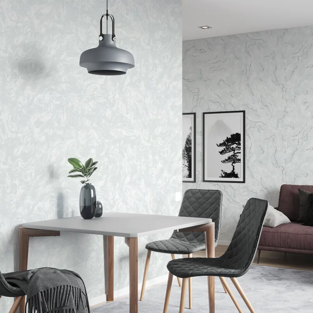 Обои флизелиновые Palitra Home Palazzo серые 1.06 м HC31169-16 STLM-2119865 - Вид №3