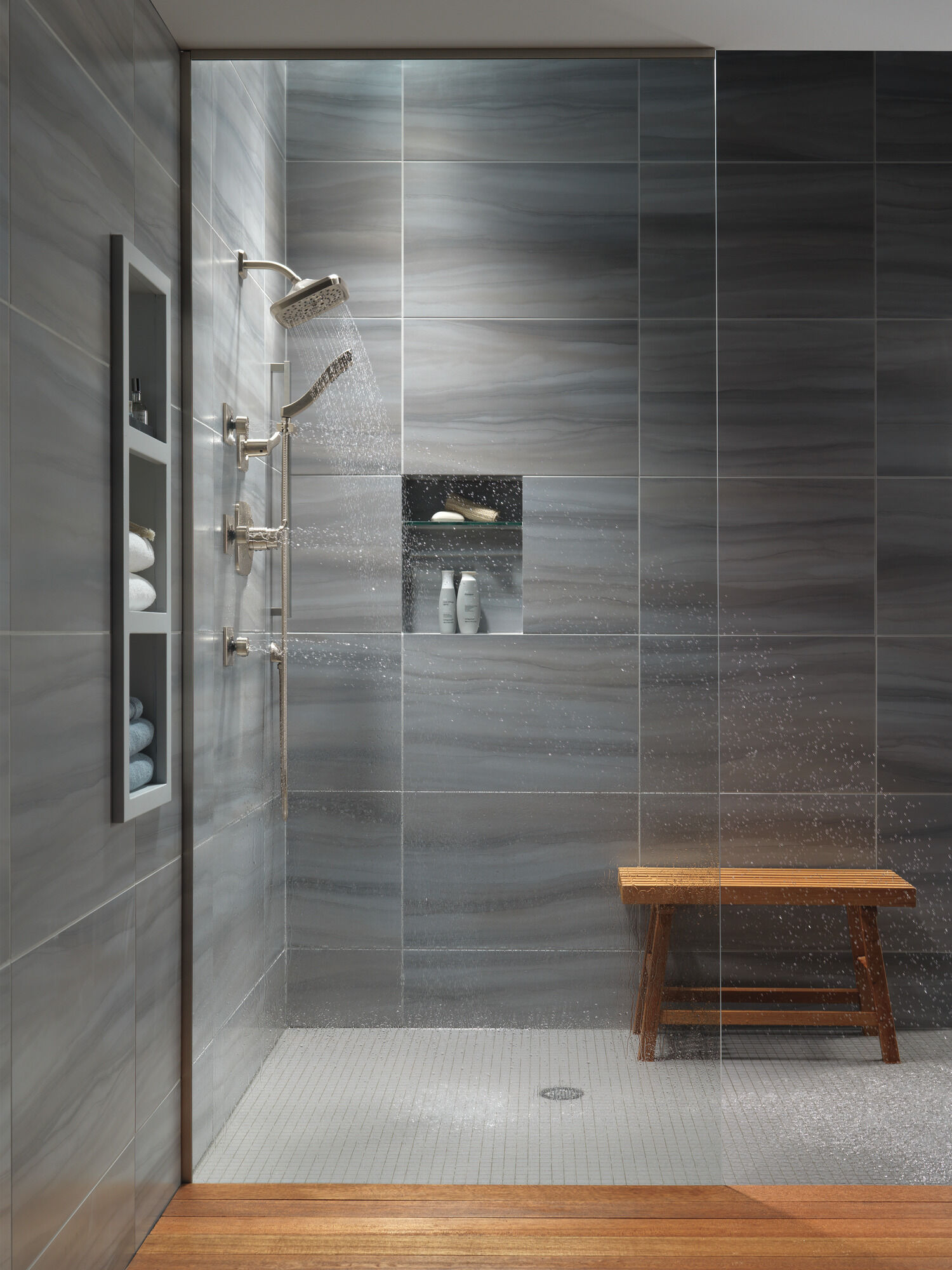 Спрей для тела HydraChoice® - Массажная распылительная головка H2Okinetic® Delta Faucet SH5005-SS - Вид №13