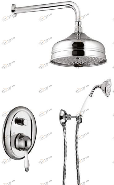 Rubinetteria Giulini Душевой набор с лейкой Pragamix - pragamix crystal F7511kb