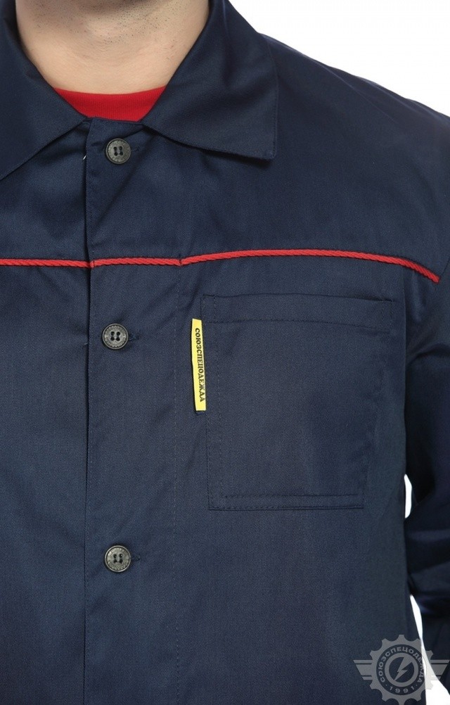 61008 Костюм "Труд-2" темно-синий  Летняя спецодежда  размер 52-54/158-164  - Вид №12